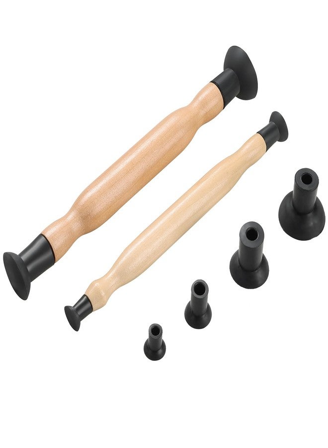 Acymner Valve Lapper Tool Set with 4 Suction Plates | Double Ended Valve Hand Lapping Grinding Sucker Kit, Suitable for Vehicle Maintenance and Repair - Image 1